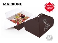 SCATOLE PORTA PASTE PERSONALIZZATE MARRONE